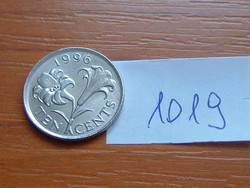 Bermuda 10 cents 1996 flower, bermuda lily # 1019
