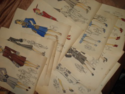 Fashion Drawings - 1942
