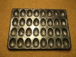 Old chocolate mold - confectionery tool --3 ---