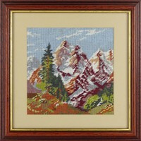 1G666 Tatra landscape tapestry in modern frame