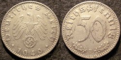 Német III. Birodalom 50 pfennig  1940B