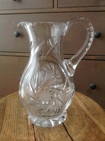 Old new condition lead crystal glass jug