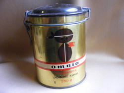 retro  Omnia kávédoboz