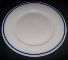 Zsolnai kék csíkos lapos tányérok