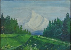 1G671 Unknown Czech painter: Tatra landscape
