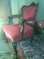 Contemporary Hungarian Rococo armchair