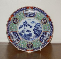 Antique arita imari porcelain plate