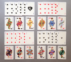 36 lapos tradicionális történelmi orosz kártya pakli játék kártyajáték francia kártyapakli