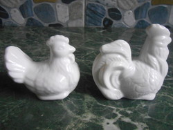 Salt-pepper spray spice rack set porcelain hen rooster 8 * 8 * 5 cm new!