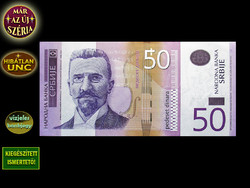 UNC - 50 DINÁR - SZERBIA - 2014 - már az új pénz!