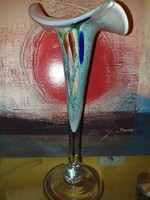 Art deco art glass vase