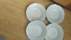 Zsolnay tányér inda mintás  4 darab