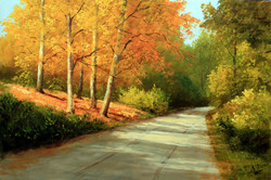 George Lantos: autumn in the bakony 40x60 cm