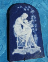 Antique Art Nouveau life - mother with her toddler - peaceful atmosphere