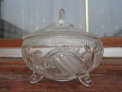 Art deco bohemia karl ball? Crystal glass jewelry box or bonbonier large size