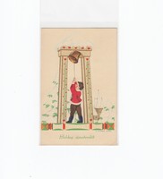 Christmas postcard (postage clear) h. Clare Morvay