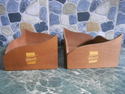 Knorr spice rack kitchen storage wooden pair 19.5 * 14.5 * 10 cm