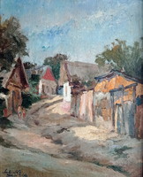 Martinek József (1904-1996): Öreg házak