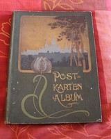 Régi német XX.századi lapozgatós képeslap album