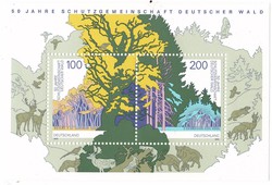 Germany commemorative stamp block 1997