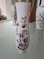 26.5 Cm zsolnay cornflower patterned vase