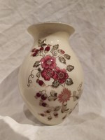 Zsolnay small painted porcelain vase