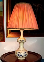 Zsolnay Búzavirág mintás porcelán asztali lámpa 60﻿cm