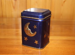 Mini kék teás fém doboz