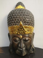 75 cm. faragott fa / Buddha