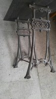 Ritka ! Antik Jugendstil  vas asztal váz industrial öntöttvas vintage