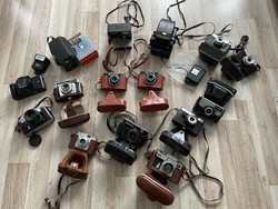 Retró-Antik fényképezőgépek 14.db egyenesen a pincéből 1 forintról!