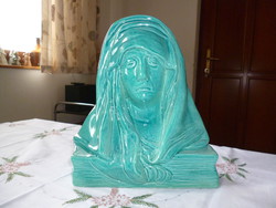 Bust of St. Teresa of Lisieux, glazed in Zsolnay - rare
