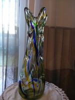 Frantisek Zemek Rhapsody glass36cm váza! Üveg csoda