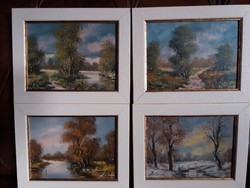 Four seasons-4 paintings! / Imre Lajkó /