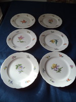 Six pieces of beautiful cake plate