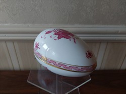 Herend apponyi patterned giant egg