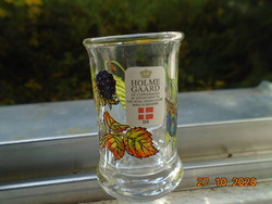 Christmas glass with the offer of the Danish royal house