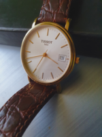 Tissot gold-plated men's watch