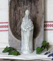 Antique statue of St. Nicholas, figure