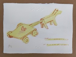 Wahorn András sokszorosított grafika kis példányszám 25x35 cm( 6 db-os )