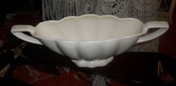 Butter-colored ceramic offering custom design / 43 cm