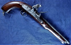 Fine, antique, front-loading, sourdough pistol, ca. 1800 !!!