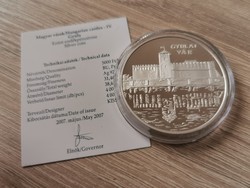 Gyulai vár ezüst 5000 ft ezüst 31,46 gramm 0,925 PP Ritka+certi