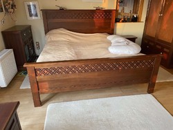 Solid wood custom designed bed frame for sale