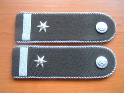 Mh Sergeant rank shoulder pad with white back # + zs