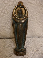 St Barbara / Borbála bronz szobor