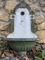 Antique cast iron wall fountain large size