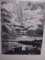 3 original etchings from one solid and white ilona!
