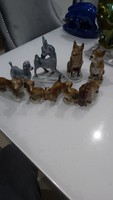 Zsolnay kutya bika csacsi állat figura csomag