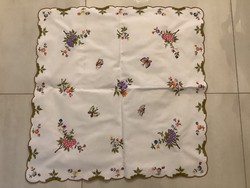 New embroidered tablecloth with Herend Victorian pattern 68x68 cm